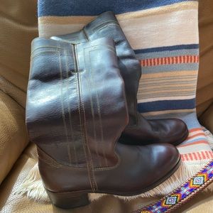 Vintage Brazilian Leather Cowboy Boots ... Women's or Men's